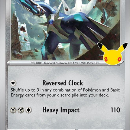 Dialga 103/128 Anniversary Holo 30th Celebration Pokemon Card
