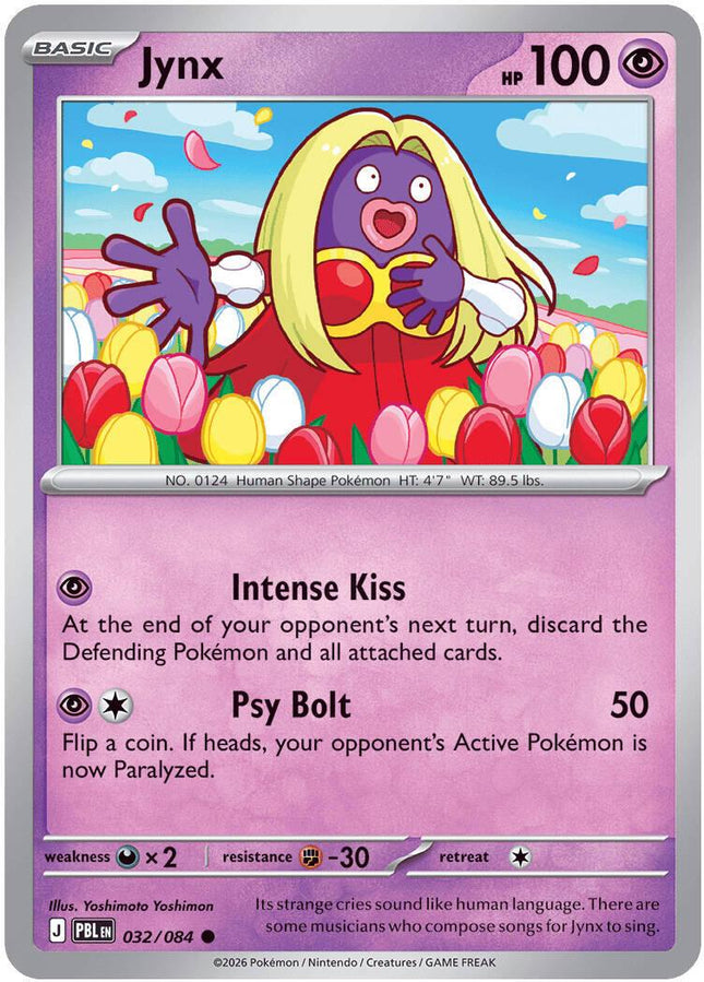 Jynx 032/084 Reverse Holo Pitch Black Pokemon Card