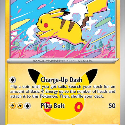 Pikachu 042/128 Pikachu 20/30 Anniversary Holo 30th Celebration Pokemon Card