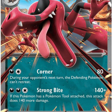 Krookodile ex 055/086 Double Rare Chaos Rising Pokemon Card
