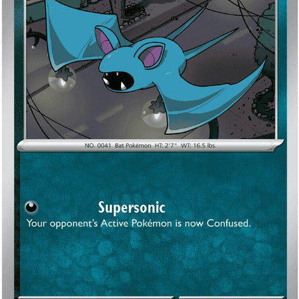 Zubat 049/086 Reverse Holo Chaos Rising Pokemon Card