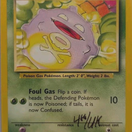 Koffing 51/102 Common Base Set 4th Print 1999–2000 Pokemon Card