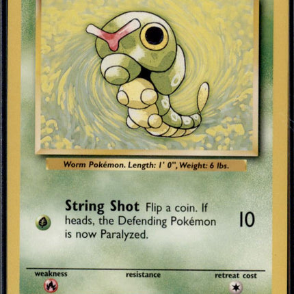 Caterpie 45/102 Common Base Set 4th Print 1999–2000 Pokemon Card