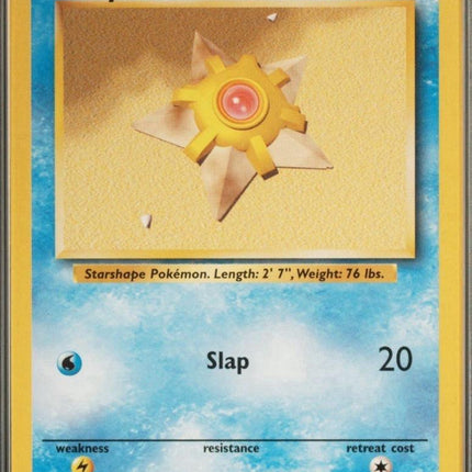 Staryu 65/102 Common Base Set 4th Print 1999–2000 Pokemon Card