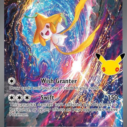 Jirachi ex 155/128 Special Illustration Rare 30th Celebration Pokemon Card