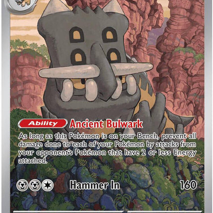 Bastiodon 093/084 Illustration Rare Pitch Black Pokemon Card