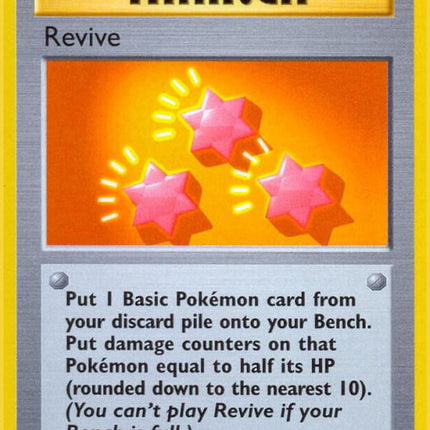Revive 89/102 Uncommon Base Set 1st Edition Pokemon Card