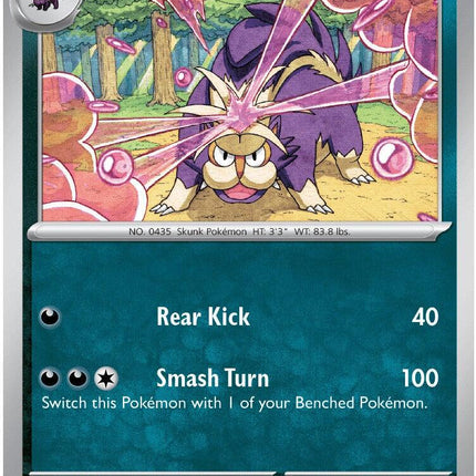 Skuntank 054/086 Reverse Holo Chaos Rising Pokemon Card