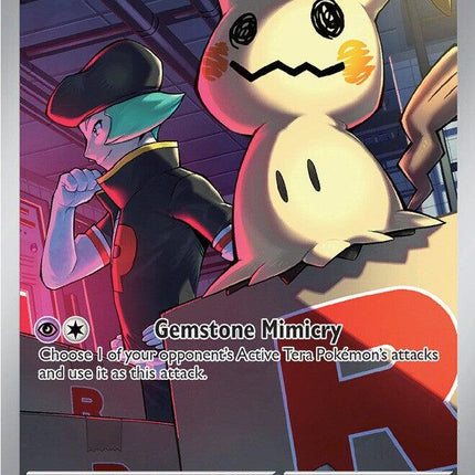 Team Rocket's Mimikyu 238/217 Illustration Rare Ascended Heroes Pokemon Card