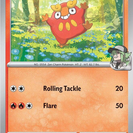 N's Darumaka 032/217 Poké Ball Reverse Holo Ascended Heroes Pokemon Card