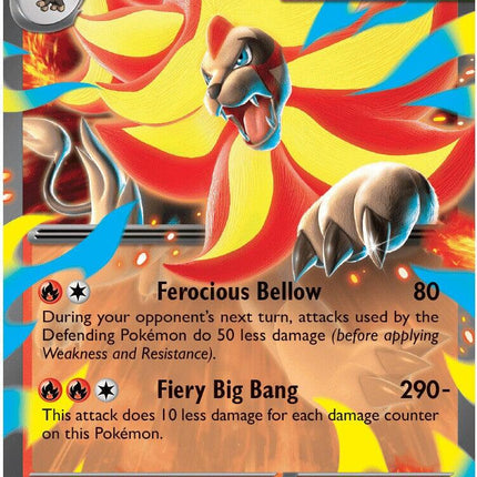 Mega Pyroar ex 015/086 Double Rare Chaos Rising Pokemon Card