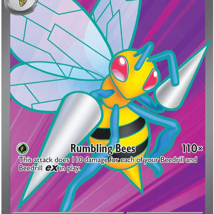 Beedrill ex 098/086 Ultra Rare Chaos Rising Pokemon Card