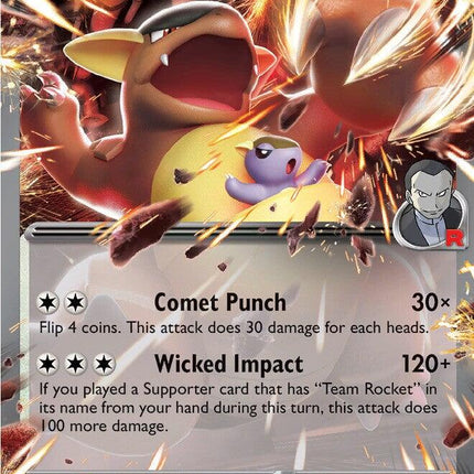 Team Rocket's Kangaskhan ex 162/217 Double Rare Ascended Heroes Pokemon Card