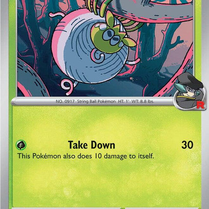 Team Rocket's Tarountula 018/217 Energy Pattern Reverse Holo Ascended Heroes Pokemon Card