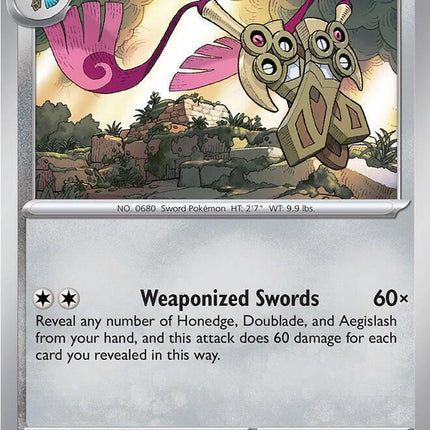 Doublade 057/088 Reverse Holo Perfect Order Pokemon Card