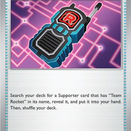 Team Rocket's Transceiver 209/217 Reverse Holo Ascended Heroes Pokemon Card