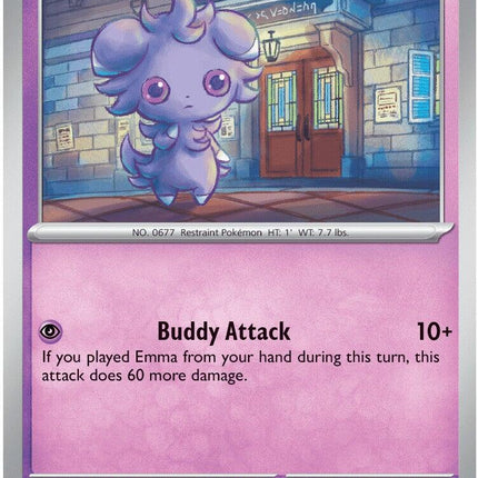 Espurr 036/086 Reverse Holo Chaos Rising Pokemon Card