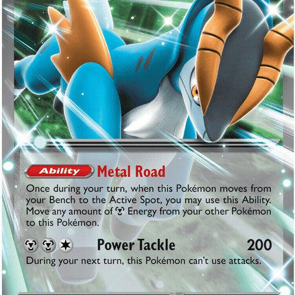Cobalion ex 064/086 Double Rare Chaos Rising Pokemon Card