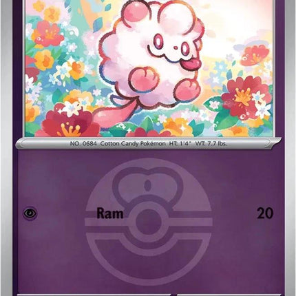 Swirlix 093/217 Love Ball Reverse Holo Ascended Heroes Pokemon Card