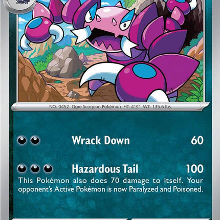 Drapion 052/088 Reverse Holo Perfect Order Pokemon Card
