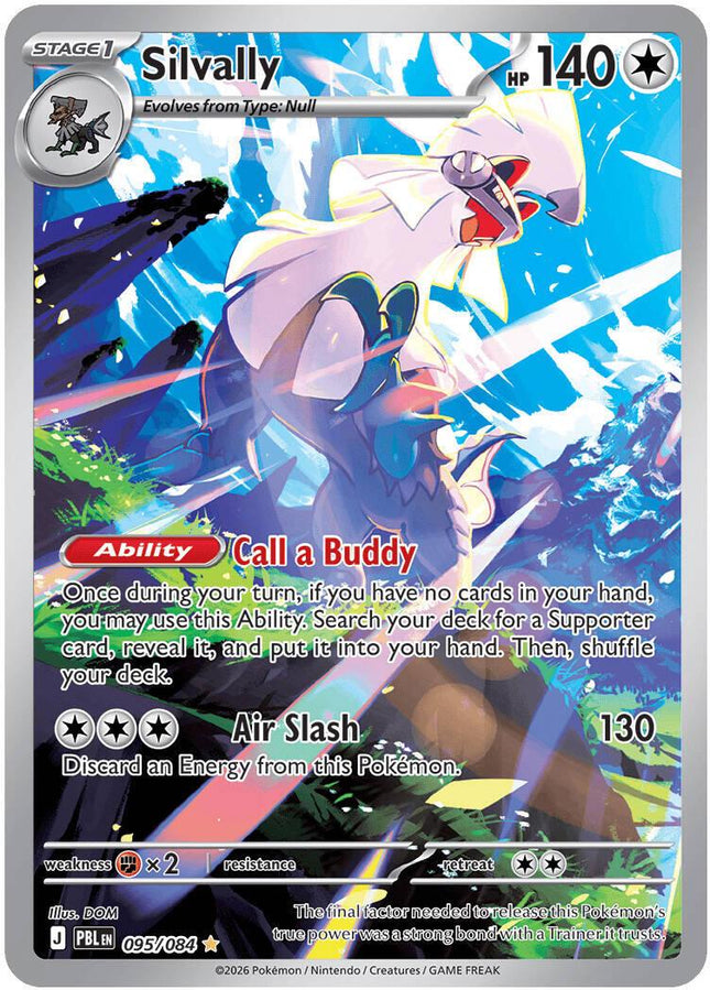Silvally 095/084 Illustration Rare Pitch Black Pokemon Card