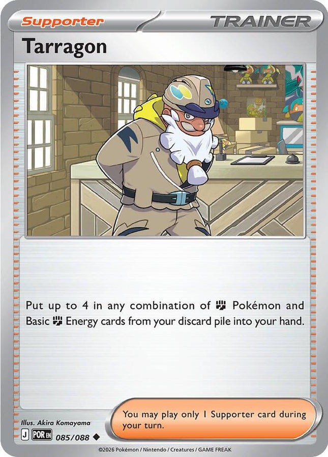 Tarragon 085/088 Reverse Holo Perfect Order Pokemon Card