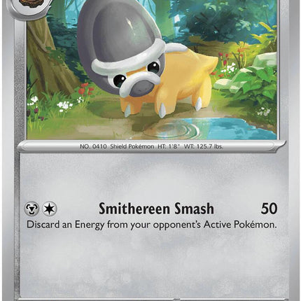 Shieldon 061/084 Reverse Holo Pitch Black Pokemon Card