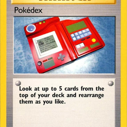 Pokédex 87/102 Uncommon Base Set 4th Print 1999–2000 Pokemon Card