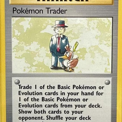 Pokémon Trader 77/102 Rare Base Set 4th Print 1999–2000 Pokemon Card
