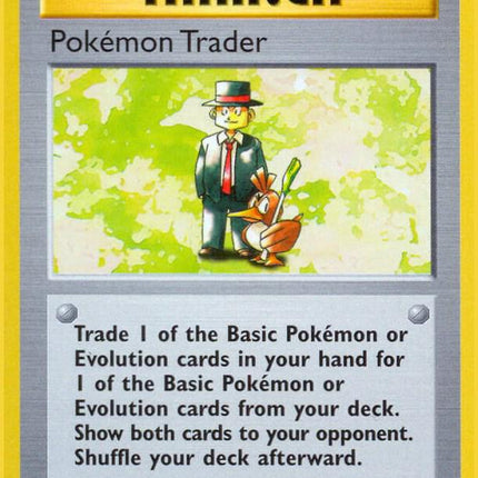 Pokémon Trader 77/102 Rare Base Set 1st Edition Pokemon Card
