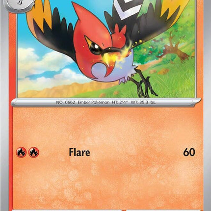 Fletchinder 013/088 Reverse Holo Perfect Order Pokemon Card