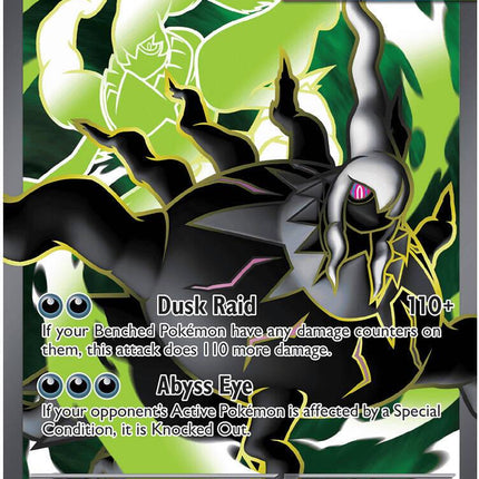 Mega Darkrai ex 101/084 Ultra Rare Pitch Black Pokemon Card