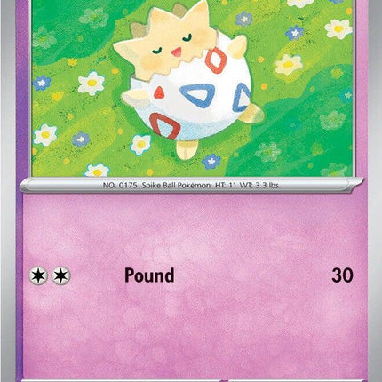Togepi 080/217 Love Ball Reverse Holo Ascended Heroes Pokemon Card