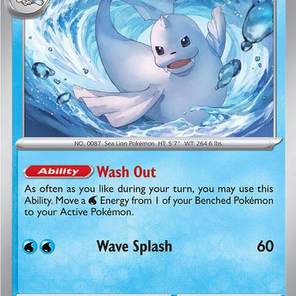 Dewgong 019/088 Reverse Holo Perfect Order Pokemon Card
