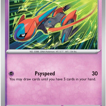 Deoxys 034/086 Reverse Holo Chaos Rising Pokemon Card