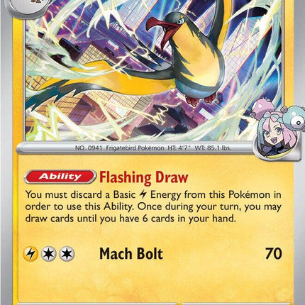 Iono's Kilowattrel 072/217 Energy Pattern Reverse Holo Ascended Heroes Pokemon Card