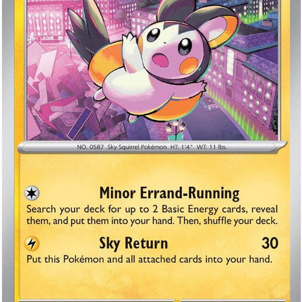 Emolga 030/086 Reverse Holo Chaos Rising Pokemon Card