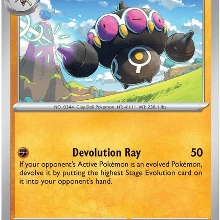 Claydol 047/086 Reverse Holo Chaos Rising Pokemon Card