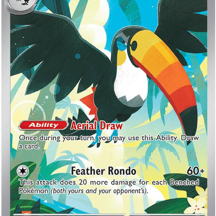 Toucannon 094/084 Illustration Rare Pitch Black Pokemon Card