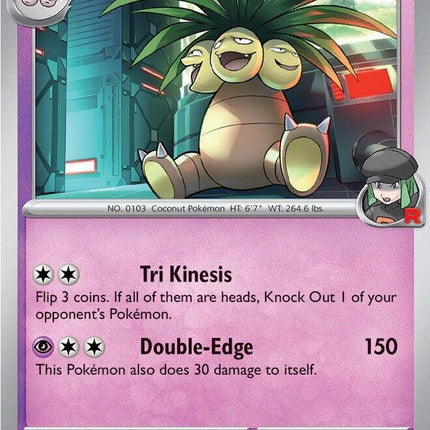 Team Rocket's Exeggutor 078/217 Holo Ascended Heroes Pokemon Card