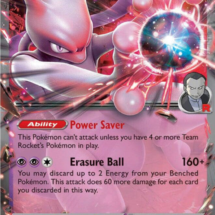 Team Rocket's Mewtwo ex 079/217 Double Rare Ascended Heroes Pokemon Card