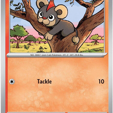 Litleo 014/086 Reverse Holo Chaos Rising Pokemon Card