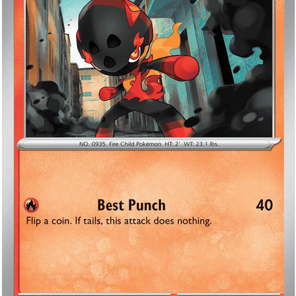 Charcadet 011/084 Reverse Holo Pitch Black Pokemon Card