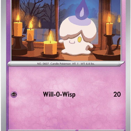 Litwick 036/084 Reverse Holo Pitch Black Pokemon Card