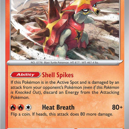Turtonator 017/088 Reverse Holo Perfect Order Pokemon Card