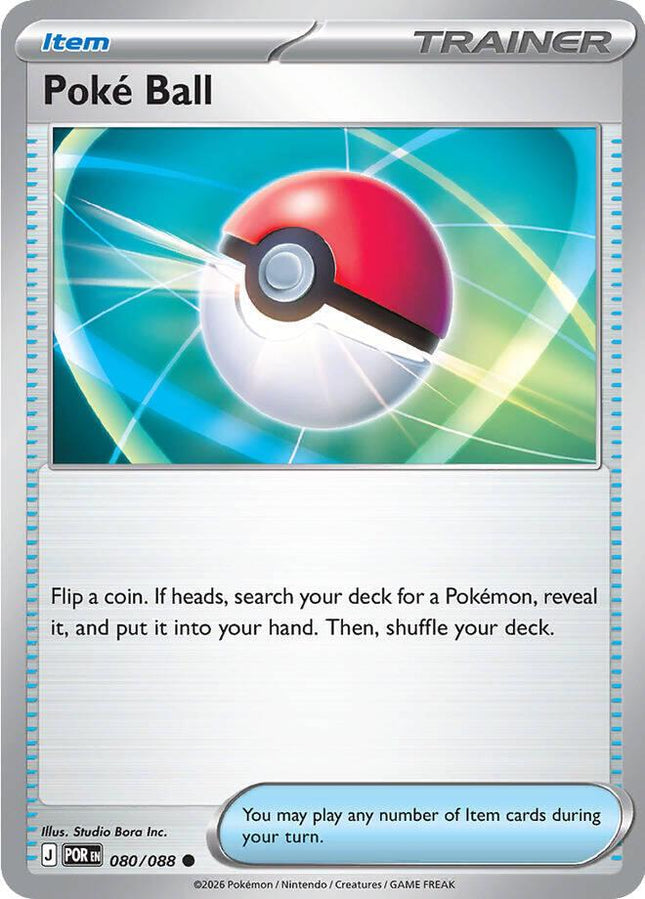 Poké Ball 080/088 Reverse Holo Perfect Order Pokemon Card