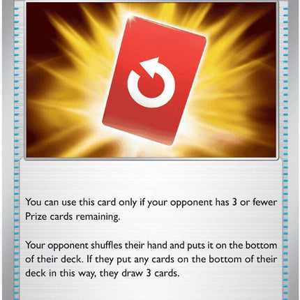 Special Red Card 082/086 Reverse Holo Chaos Rising Pokemon Card