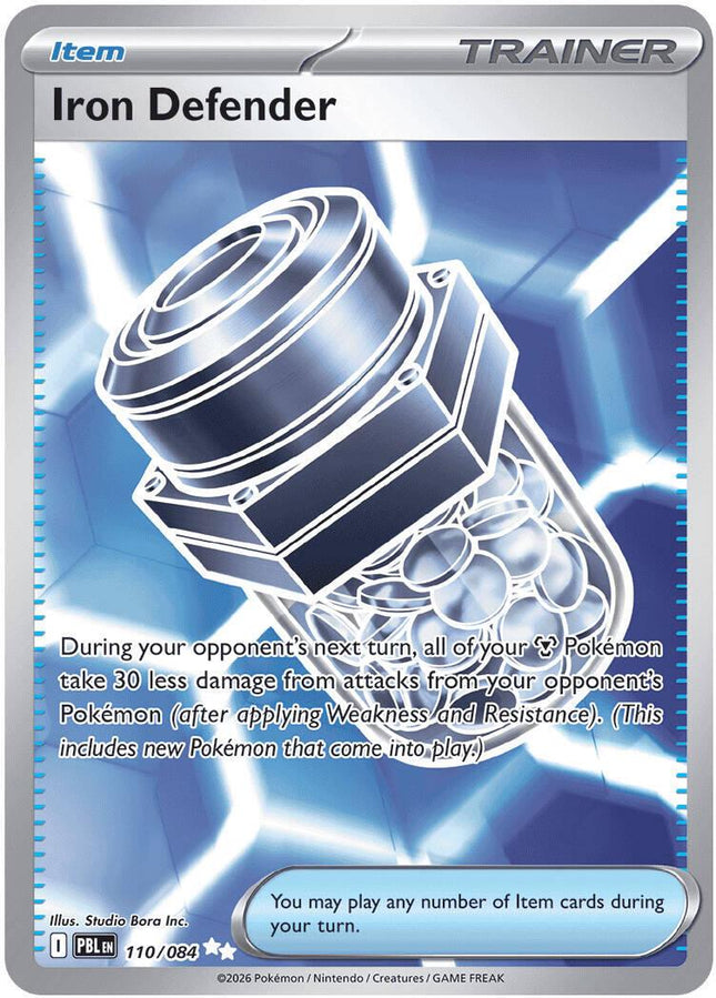 Iron Defender 110/084 Ultra Rare Pitch Black Pokemon Card