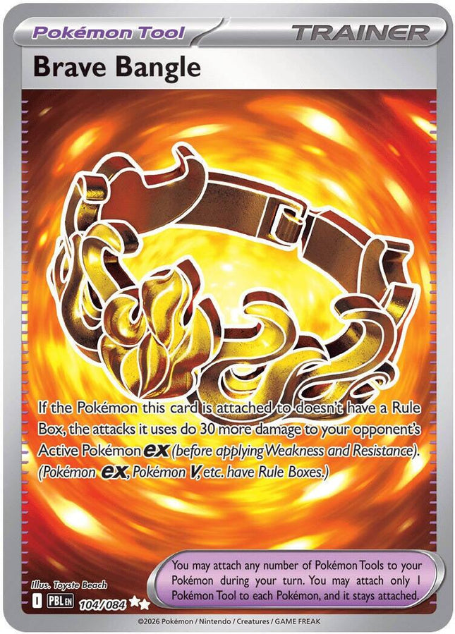 Brave Bangle 104/084 Ultra Rare Pitch Black Pokemon Card