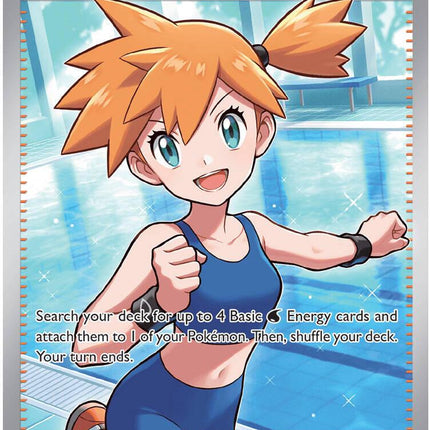 Misty's Vitality 111/084 Ultra Rare Pitch Black Pokemon Card
